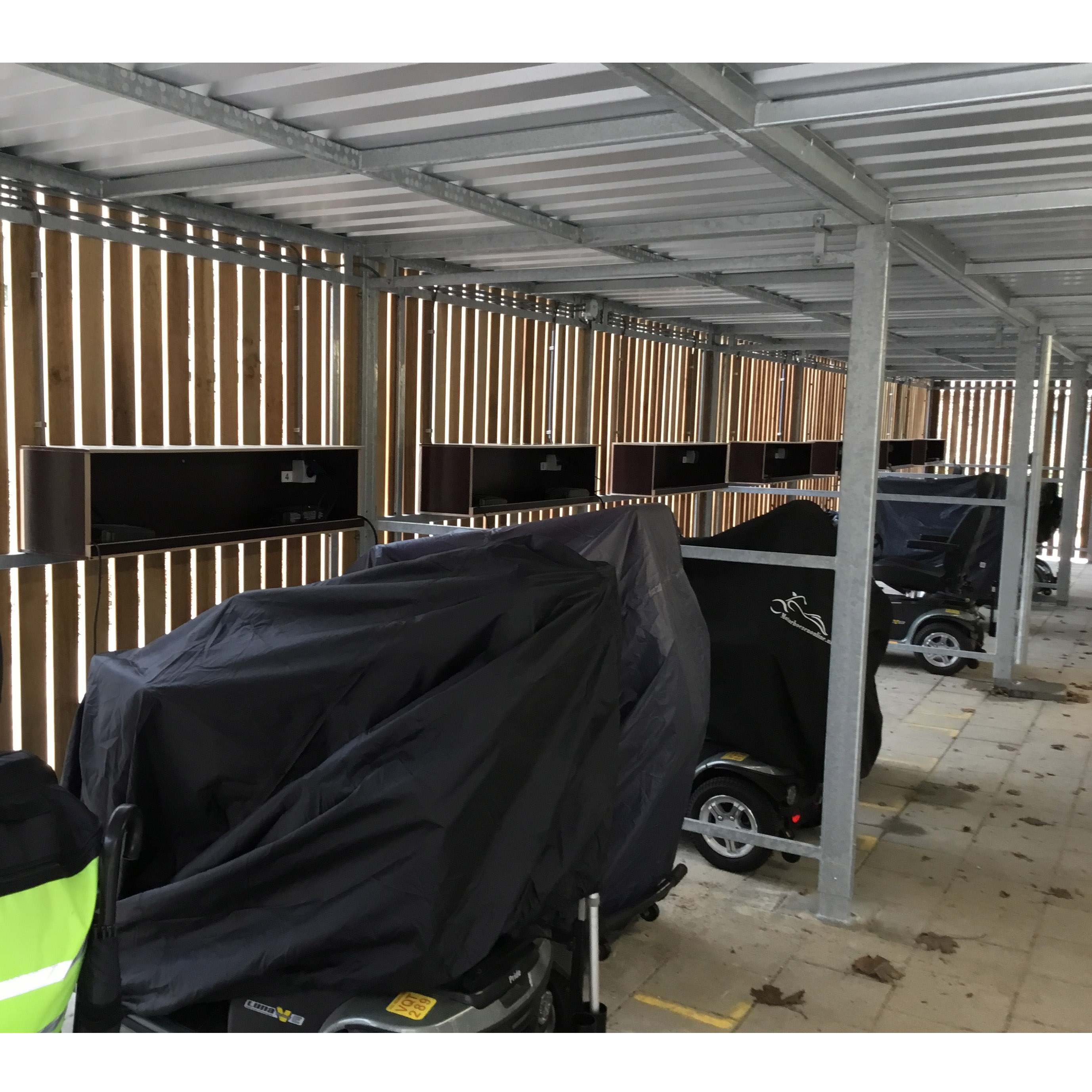 Electric Mobility Scooter Shelter